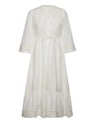 Yasmelinda 3/4 Ankle Dress S. YAS White