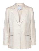 Msauguste Linen Blazer 3 Minus Grey