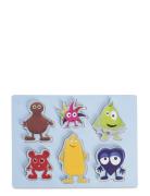 Babblarna- Shape Puzzle, 6 Figures, 1- 3 Y Teddykompaniet Blue