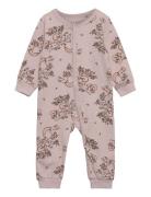 Nightsuit W/O Feet W.aop Fixoni Pink