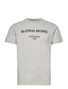 Borg Logo T-Shirt Björn Borg Grey