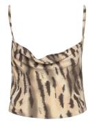 Fine Jacquard Strap Top ROTATE Birger Christensen Beige