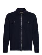 Brayden Zip Shirt Jacket Morris Navy