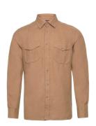 Safari Linen Shirt Morris Beige