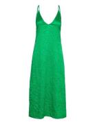 Crinkled Satin Ganni Green