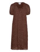 Pleated Georgette Ganni Brown