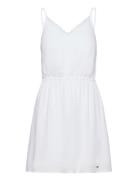 Tjw Essential Lace Strap Dress Tommy Jeans White