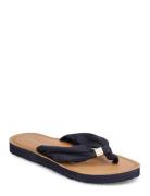 Th Elevated Beach Sandal Tommy Hilfiger Blue