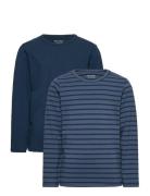 Basic 34 -T-Shirt Ls Minymo Navy