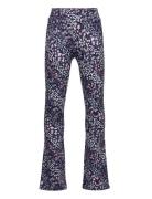 Kmgpaige Flared Pant Aop Pnt Kids Only Blue