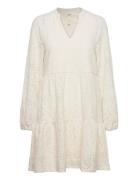 Objfeodora Gia L/S Dress Div Object White