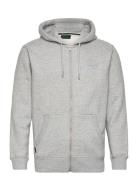 Essential Logo Zip Hoodie Superdry Grey