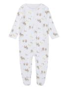 Nbnnightsuit W/F Farm Animals Noos Name It White