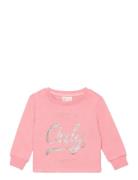 Komwendy Life L/S O-Neck Logo Ub Swt Kids Only Pink