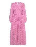Slfkysha Ls Ankle Dress B Selected Femme Pink