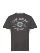 Logo Tee Tom Tailor Grey