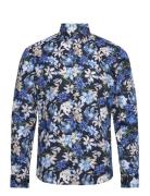 Aop Superflex Shirt L/S Lindbergh Navy