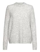 Objellie L/S O-Neck Pullover Noos Object Grey