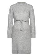 Mlnewanne L/S Abk Knit Dress A. Noos Mamalicious Grey
