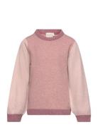 Pullover Ls Knit Minymo Pink