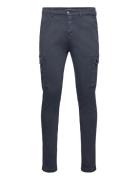 Jaan Trousers Slim Hypercargo Color Replay Navy