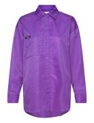 Regan Over D Shirt NORR Purple
