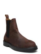 Slhtim Suede Chelsea Boot Selected Homme Brown
