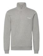 Toulon Half-Zip Sweatshirt Les Deux Grey