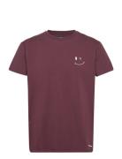 Patrick Organic Tee Clean Cut Copenhagen Burgundy