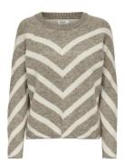 Onleliza L/S Pullover Knt Noos ONLY Brown