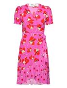 Dvf Emilia Mini Dress Diane Von Furstenberg Pink