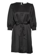 Slfreya 3/4 Short Dress B Selected Femme Black