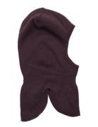 Balaclava - Merino W. Windstop Color Kids Burgundy