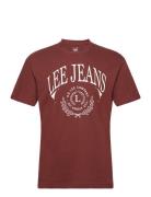 Varsity Tee Lee Jeans Brown