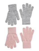 Glitter Gloves - 2-Pack Melton Patterned