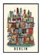 Berlin Small Poster Martin Schwartz Patterned
