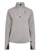 W Seasons Sweater Fleece 1/2 Zip PUMA Grey