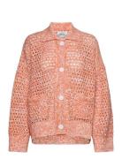 Tired Crochet Cardigan HOLZWEILER Orange