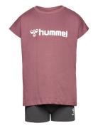 Hmlnova Shorts Set Hummel Pink