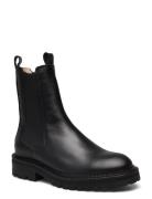 Slfvilma Leather Chelsea Boot Selected Femme Black