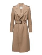Slftana Ls Handmade Coat B Selected Femme Brown