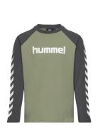 Hmlboys T-Shirt L/S Hummel Green