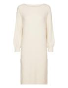 Dress Knitted Boucle Tom Tailor Cream