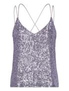 D6Obu Sequins Singlet Dante6 Grey