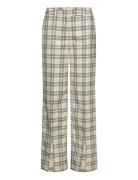 Low Rise Straight Checked Pants GANT Beige