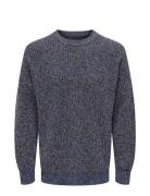 Onsbart Ds 7 Struc Crew Knit ONLY & SONS Navy
