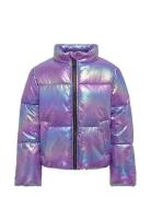 Kogceline Metallic Short Puffer Otw Kids Only Purple