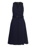 Knit Jcqrd Hrngbne-Dress Lauren Ralph Lauren Navy