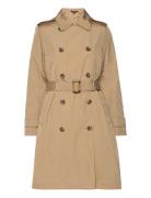 Belted Double-Breasted Trench Coat Lauren Ralph Lauren Beige