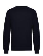Oliver Recycled O-Neck Knit Clean Cut Copenhagen Navy